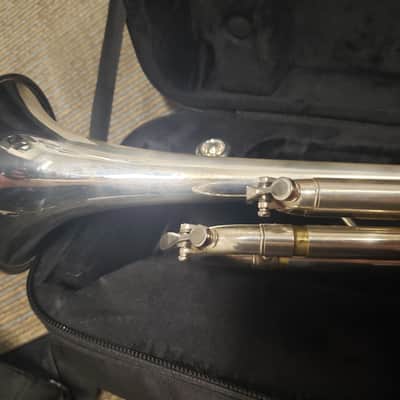 Bach TR200S Silver Intermediate Trumpet!  Serviced, New Case, Gorgeous! image 11