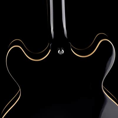 Pre-Owned D’Angelico Premier DC Semi Hollowbody Black With Gig Bag image 12