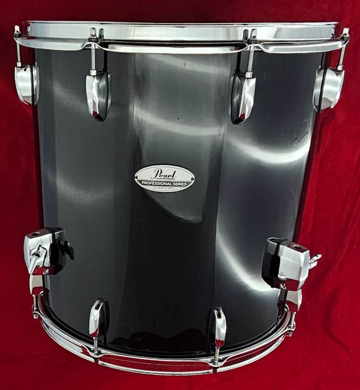 Pearl Professional Series 16x16 Floor Tom 2025 - Piano Black image 1
