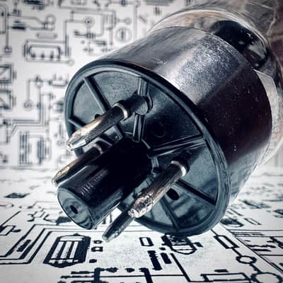 Sylvania 5V3 Rectifier Tube 1960 Black Plates - Tested image 14