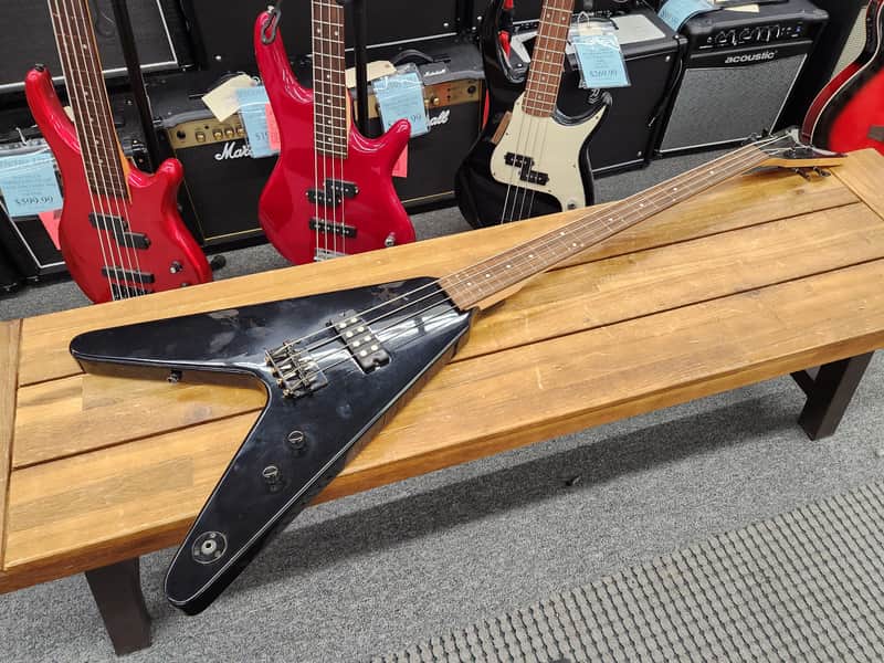 Dean V Bass Fretless Black image 1