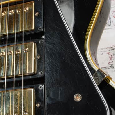 Epiphone - 2020 Joe Bonamassa Les Paul Custom Black Beauty Electric Guitar Antique Ebony w/OHSC and COA - USED image 8
