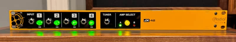 Radial JX42 V2 Instrument and Amplifier Switcher 2021 - Yellow image 1