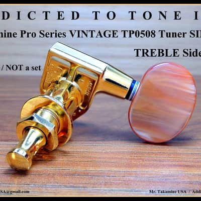Takamine Vintage TP0508 Tuner SINGLE Not a set / TREBLE Side / 6 String image 4