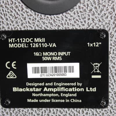 Blackstar HT-112OC MkII/ 1x12 50 Watt 8 Ohm Cabinet image 6