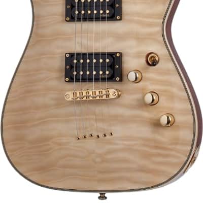 Schecter Omen Extreme-6 Electric Guitar. Gloss Natural image 2