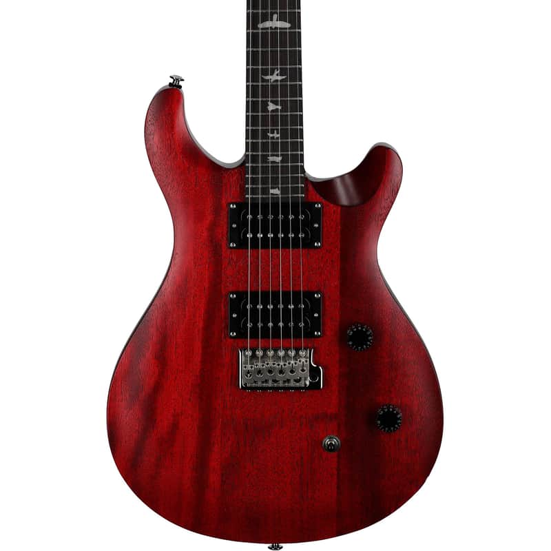 Paul Reed Smith SE CE 24 Standard Satin Guitar w/ PRS Gig Bag - Vintage Cherry image 1