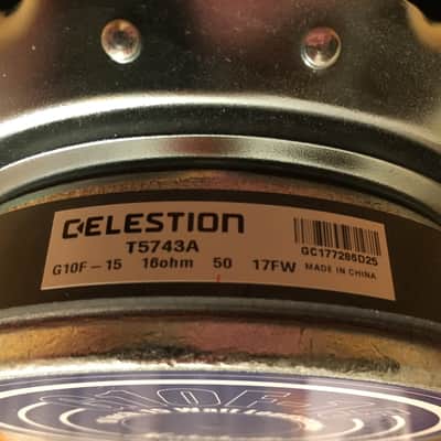 Celestion G10F-15 15w 16ohm Guitar Speaker image 2