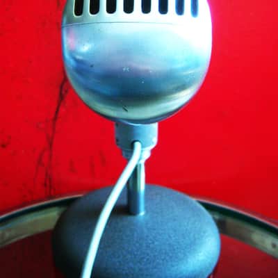 Vintage RARE 1940's Shure 556 dynamic cardioid microphone w Atlas stand Display 55 55S Super 55 image 8