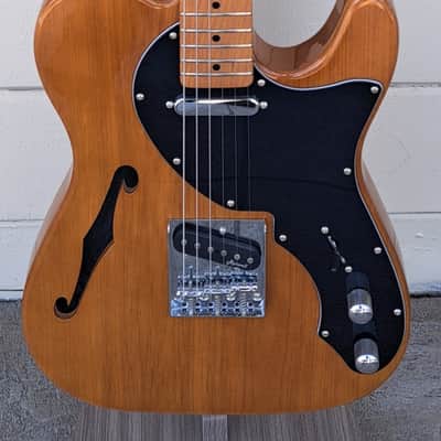 HARLEY BENTON VT SERIES TE-69TL SEMI HOLLOWBODY ELECTRIC GUITAR W/BAG image 2