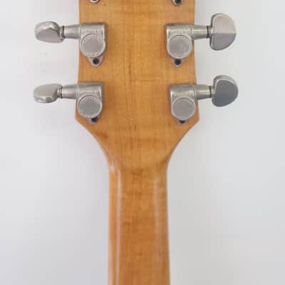 Weird Gear Alert! Flower Power! Vintage 1960s Unknown Home Made Acoustic Electro Guitar Hippy Height Ashbury Busker Scene Very Well Made With Rare Parts Vintage Rare DiMarzio Humbucker pickup & Patent Pending Grover Tuners 3+3 image 21