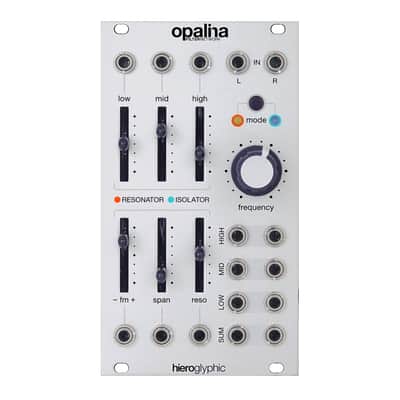 Hieroglyphic Opalina Filter Network Module Including Input Expander - Silver image 1