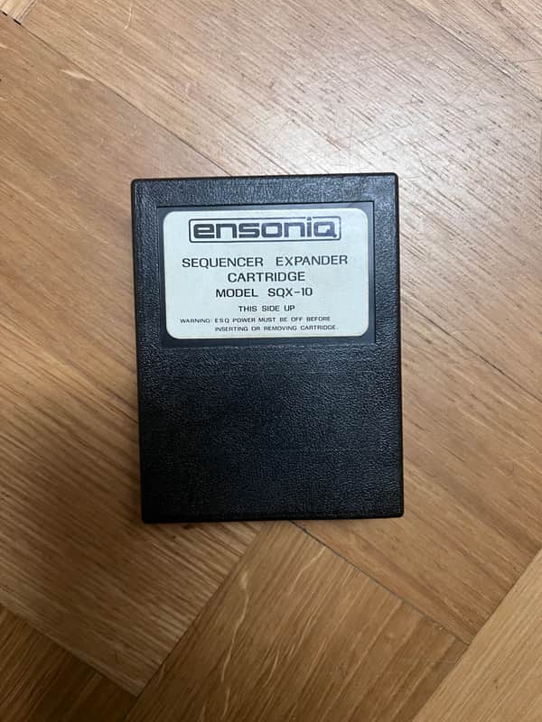 Ensoniq SQX-10 Sequencer Expander Cartridge for Ensoniq ESQ-1 Synthesizer Workstation image 1