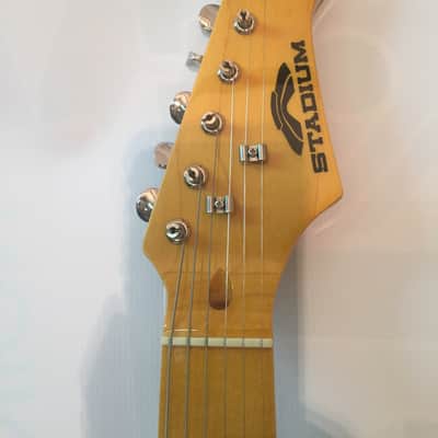 Stadium Stratocaster Electric Guitar-NEW-Sunburst-Quality Hardware-Shop Setup! image 3
