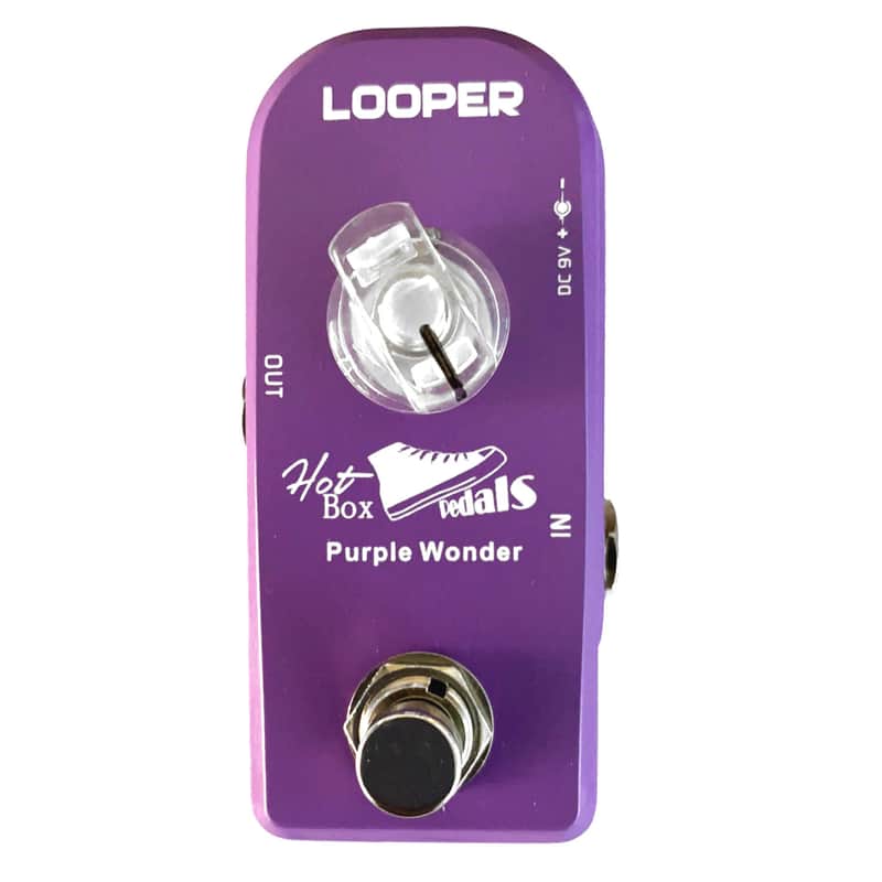 Hot Box Purple Wonder Looper HB PW-100 Mini Guitar Effect Pedal Looper Effect image 1