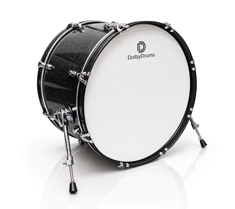 Dolby 22 x 14” Electronic Kick Drum Black Sparkle Bass for Roland Alesis US STOCK - Ships Out Next Business Day image 1