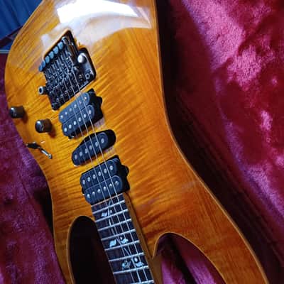Ibanez RG7570Z-BBE J. Custom 2013 - 2017 - Bright Brown Rutile image 6