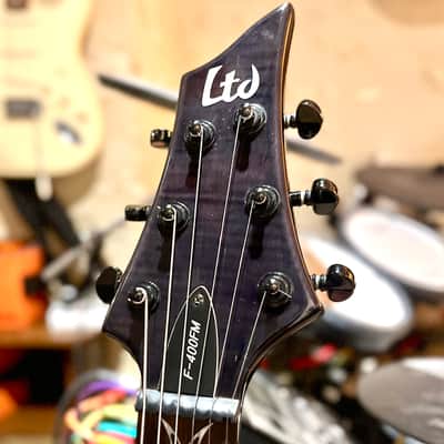 ESP LTD F-400 FM 2004 - 2008 - See Thru Black image 2
