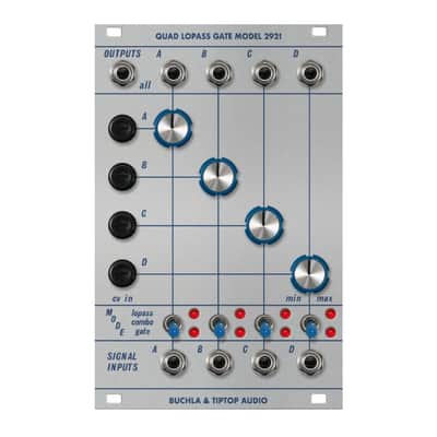 Buchla & Tiptop Audio Quad Lopass Gate Model 292t (BPNYC) image 1
