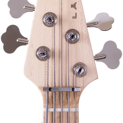 Lakland 55-94 Deluxe 5 String Translucent Amber image 13