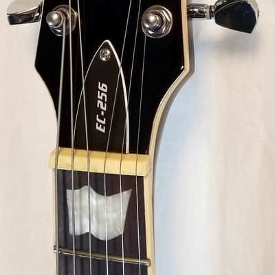 ESP LTD EC-256FM, Flame Maple Top, Mahogany Body, Dark Brown Sunburst image 7