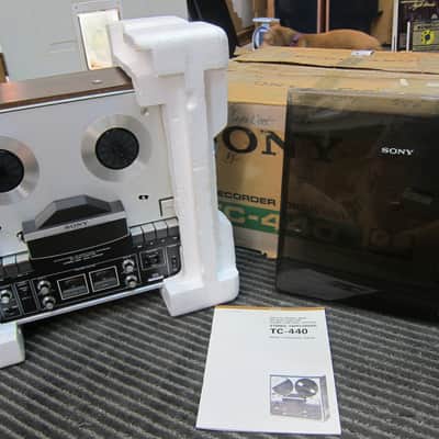 Sony TC-440 Reel To Reel, Auto Reverse 6 Heads, Dual Capstan,Sound on Sound, Box, Manual, Cover, Nee image 1