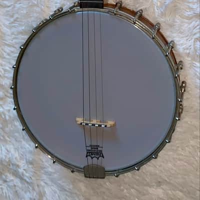 Vintage old may bell banjo  4 string  made in the usa image 1