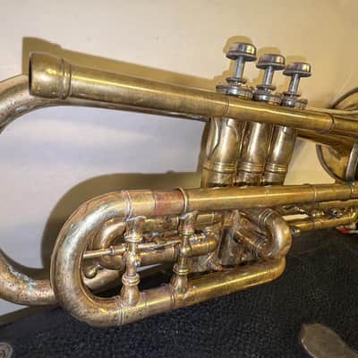 CG Conn Perfected Wonder Cornet 1907 W/ Original Case PLAYER image 15