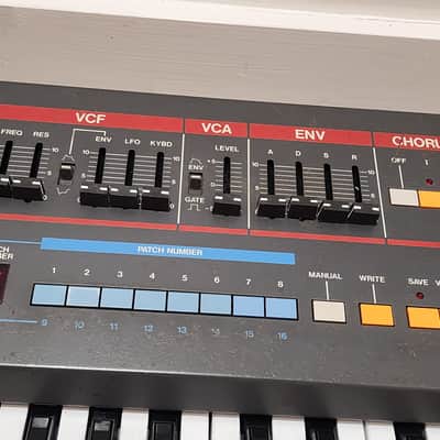 Roland Juno-106 Poly Synth (Serviced) New Voice Chips/Sliders/Knobs image 6