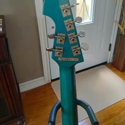 1965 Silvertone 1436 Turquoise, Japan image 9