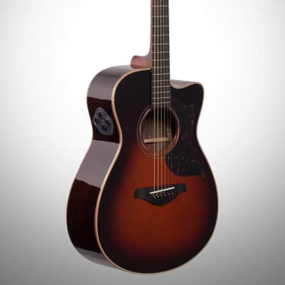 Yamaha AC3R Acoustic-Electric Guitar (with Gig Bag), Tobacco Brown Sunburst image 3