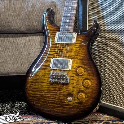 Paul Reed Smith PRS Core DGT Electric Guitar Black Gold Burst w/Moons and HSC
