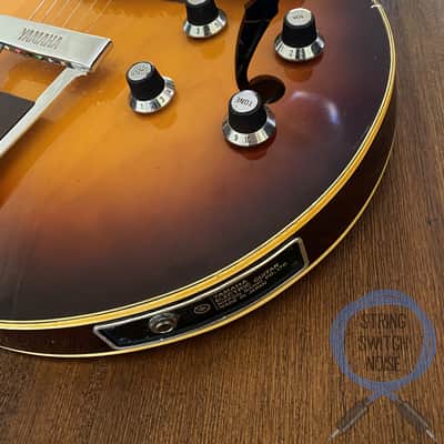 Yamaha SA60, Sunburst, 1974 Vintage, OHSC, “335” style, Semi Hollow Body image 5