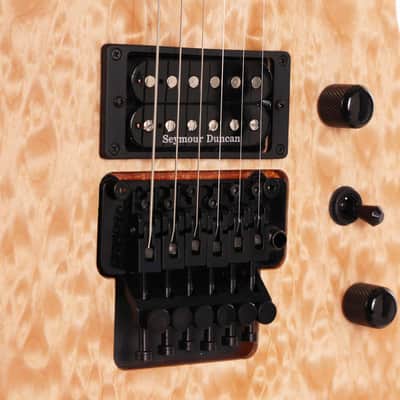 Jackson Custom Shop SL2H-MAHQ Soloist Natural image 8