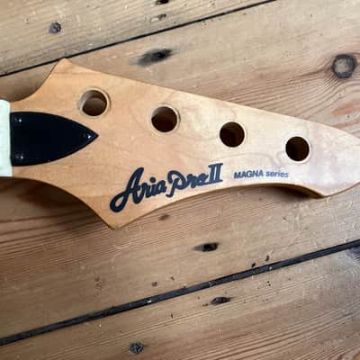 Aria Pro II Magna Series Bass Guitar Neck Korea 1998 Samick image 2