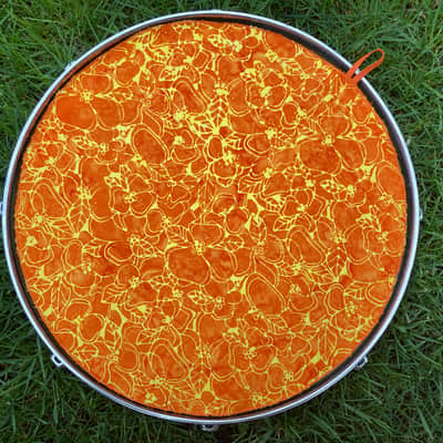 16" single layer Drum Bunny cloth drum cover - dampener - partial mute - compare to Drum Tortillas - Quesadilla - Big Fat Snare image 1