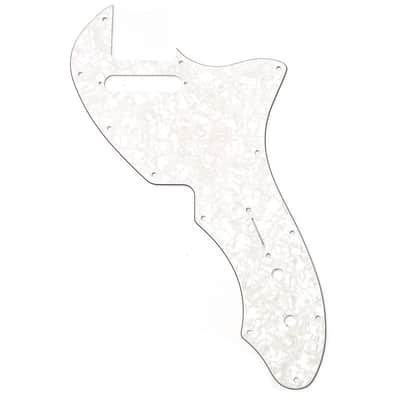 Genuine Fender 12-Hole '69 Telecaster Thinline Mexico Pickguard - WHITE PEARLED image 4