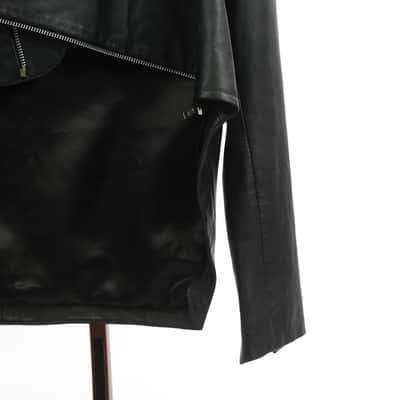 W118 by Walter Baker Diagonal Zip Leather Jacket Owned by Sheila E. image 5