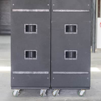 (Pair) Danley Sound Labs BC415 Boundary Coupled Touring Subwoofer w/ Wheel Carts image 10