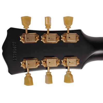 Eastman 2022 SB57/N-BK Electric Guitar with Case - Black with Gold Hardware image 8