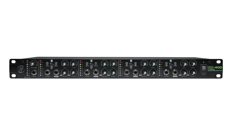 Mackie HM-400 4-Channel Headphone Amplifier black image 1