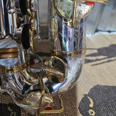 Buescher True Tone Alto Sax 1925 - Silver and 24K Gold Plate image 19