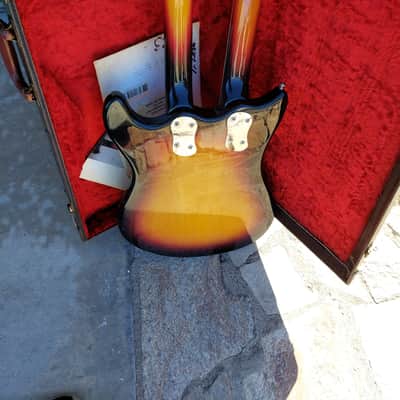 Mosrite Joe Maphis Double Neck 1960s  Sunburst image 6