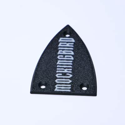 Custom BC Rich Mockingbird Truss Rod Cover - Black & Red image 3