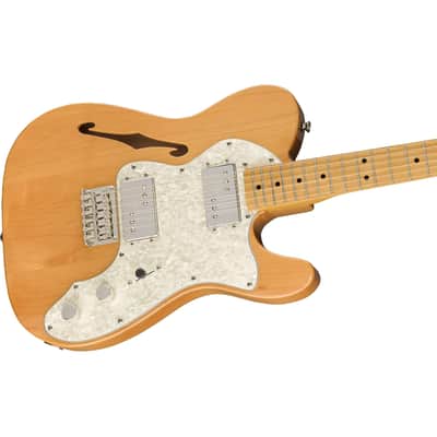 Squier Classic Vibe '70s Telecaster® Thinline, Maple Fingerboard, Natural, 0374070521 image 4