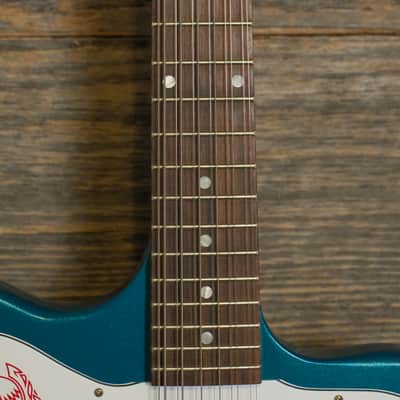 Used Gibson Custom Shop 1965 Non-Reverse Firebird XII - Biscay Aqua w/OHSC image 7