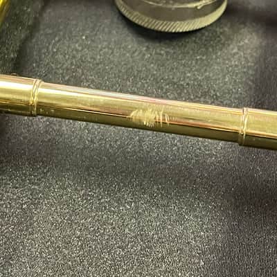 VINTAGE 1960s King 2B Liberty Straight Tenor Trombone image 13