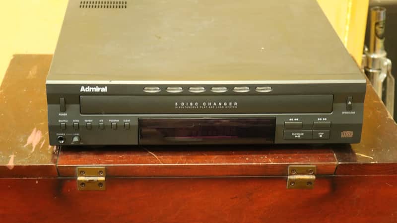 Admiral 5 Disc Changer CD Player Model GRD67219A - Tested image 1