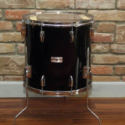 Yamaha 16" Tour Custom 8000 - solid black floor tom 16"x16 image 4
