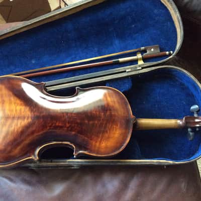 Aubert A Mirecourt Violin Vintage Dark image 2